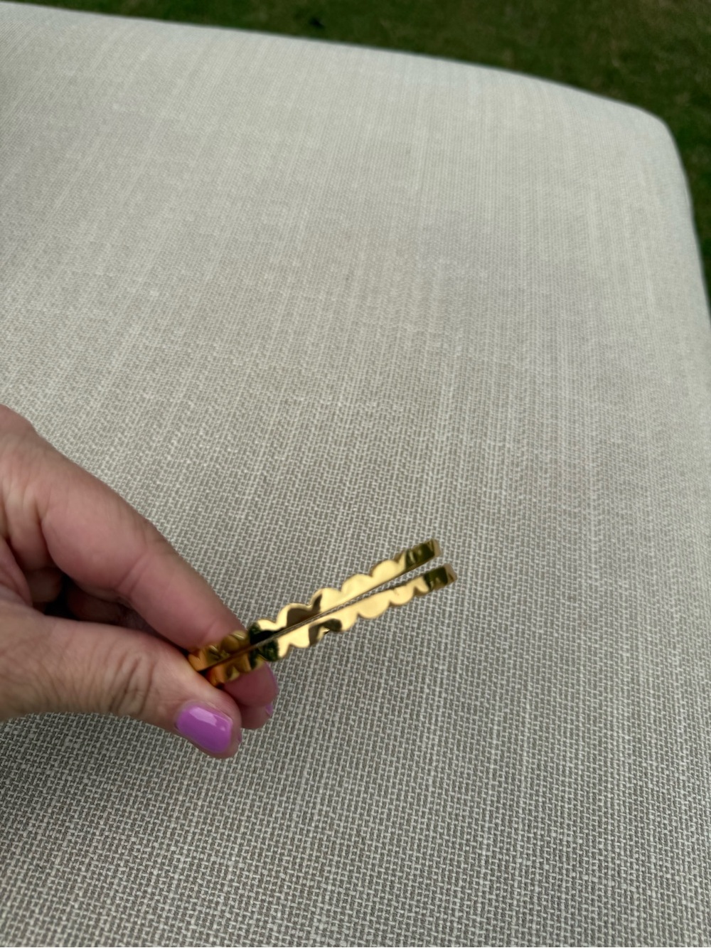 Kate Spade Set Gold Wavy/Scalloped Bangle